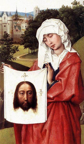 Rogier van der Weyden Crucifixion Triptych Sweden oil painting art